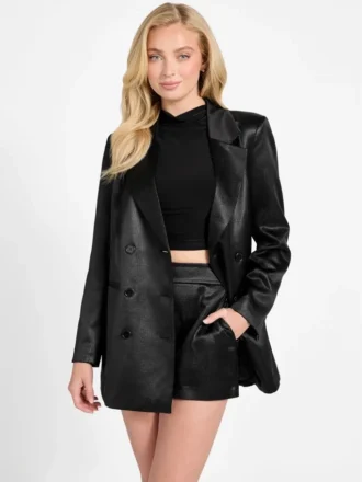 Jemma smokingblazer met krijtstrepen