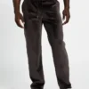 Jersey-sweatpants met gebonden fluweel Jersey-sweatpants met gebonden fluweel