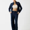 Joggingbroek met uitlopende pijpen Joggingbroek met uitlopende pijpen