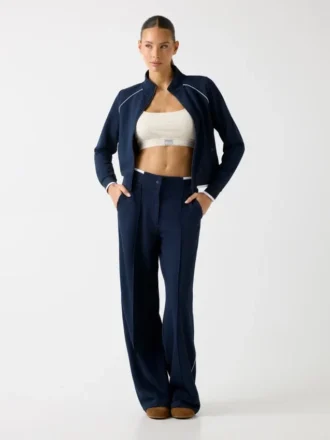 Joggingbroek met uitlopende pijpen