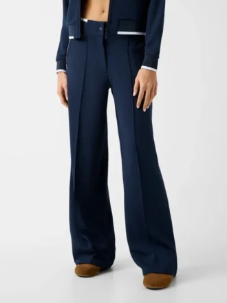 Joggingbroek met uitlopende pijpen