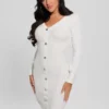 Josie-trui-jurk met knopen Josie-trui-jurk met knopen
