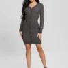 Josie-trui-jurk met knopen Josie-trui-jurk met knopen