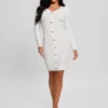 Josie-trui-jurk met knopen Josie-trui-jurk met knopen
