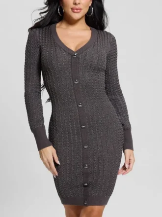 Josie-trui-jurk met knopen