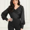 Jothi satijnen blouse