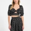 Juliette geweven top