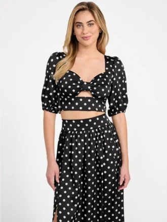 Juliette geweven top