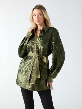 Kaia Sequin Shacket