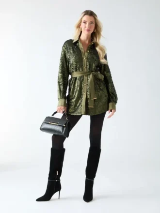 Kaia Sequin Shacket