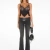 Bootcut-jeans met riem Bootcut-jeans met riem