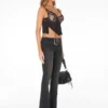 Bootcut-jeans met riem Bootcut-jeans met riem