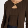 Kathleen geribde truienset