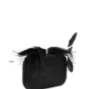 Keyah-clutch met veren aan de bovenkant Keyah-clutch met veren aan de bovenkant