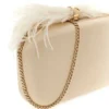 Keyah-clutch met veren aan de bovenkant Keyah-clutch met veren aan de bovenkant