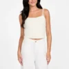 Keyla Fuzzy Truien Crop Cami
