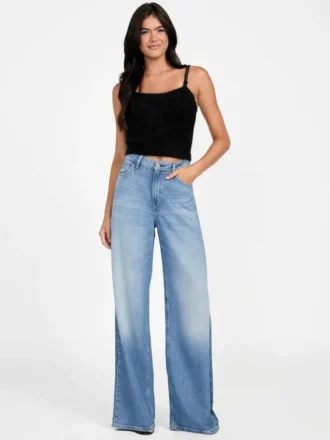 Keyla Fuzzy Truien Crop Cami