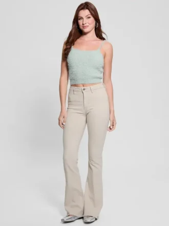 Keyla Fuzzy Truien Crop Cami