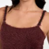 Keyla Fuzzy Truien Crop Cami