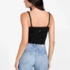Keyla Fuzzy Truien Crop Cami