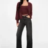 Keyla Fuzzy Truien Crop Cami