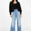 Keyla Fuzzy Truien Crop Cami