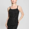 Khloe-trui-jurk met strass