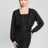 Khloe-trui-jurk met strass