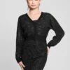 Khloe-trui-jurk met strass