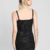Khloe-trui-jurk met strass