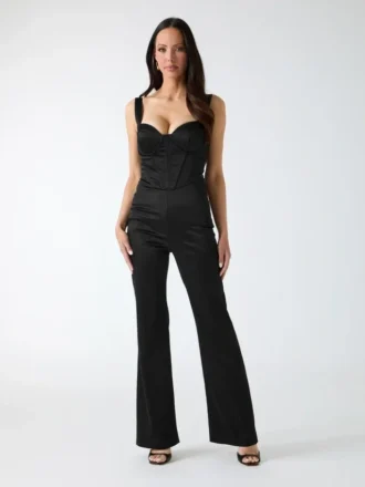 Kimora satijnen jumpsuit
