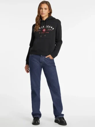 Klassieke hoodie met authentiek logo