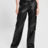 Kori cargo-broek van imitatieleer Kori cargo-broek van imitatieleer