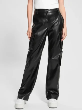 Kori cargo-broek van imitatieleer