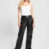 Kori cargo-broek van imitatieleer Kori cargo-broek van imitatieleer