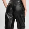 Kori cargo-broek van imitatieleer Kori cargo-broek van imitatieleer