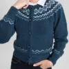Kort vest van wolmix