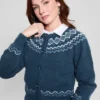 Kort vest van wolmix