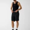 Korte broek met riem Korte broek met riem