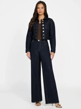 Kylie denim broek met middelhoge taille