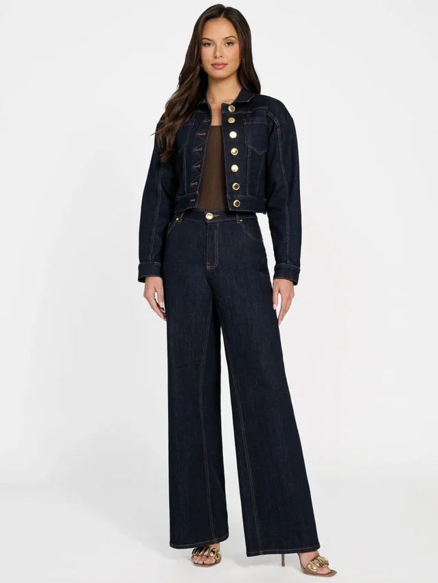 Kylie denim broek met middelhoge taille Kylie denim broek met middelhoge taille
