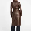 Lana leren trenchcoat Lana leren trenchcoat