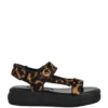 Lanara Sandalen met bandjes in luipaardprint Lanara Sandalen met bandjes in luipaardprint