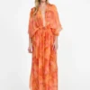 Lange kimono van zijde-mix Lange kimono van zijde-mix