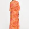 Lange kimono van zijde-mix Lange kimono van zijde-mix