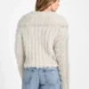 Lara vest van imitatiebont