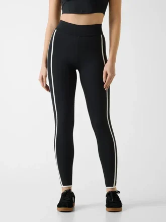 Legging met naadloze zijband