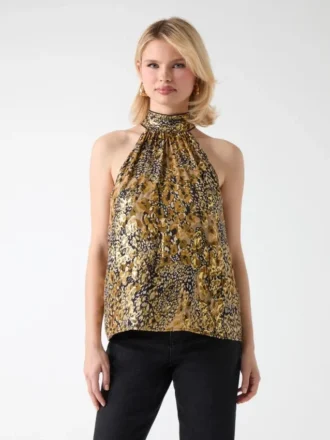 Leopard Allure haltertop
