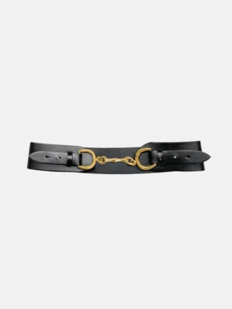 Leren riem met bamboesluiting