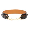 Leren riem met bamboesluiting